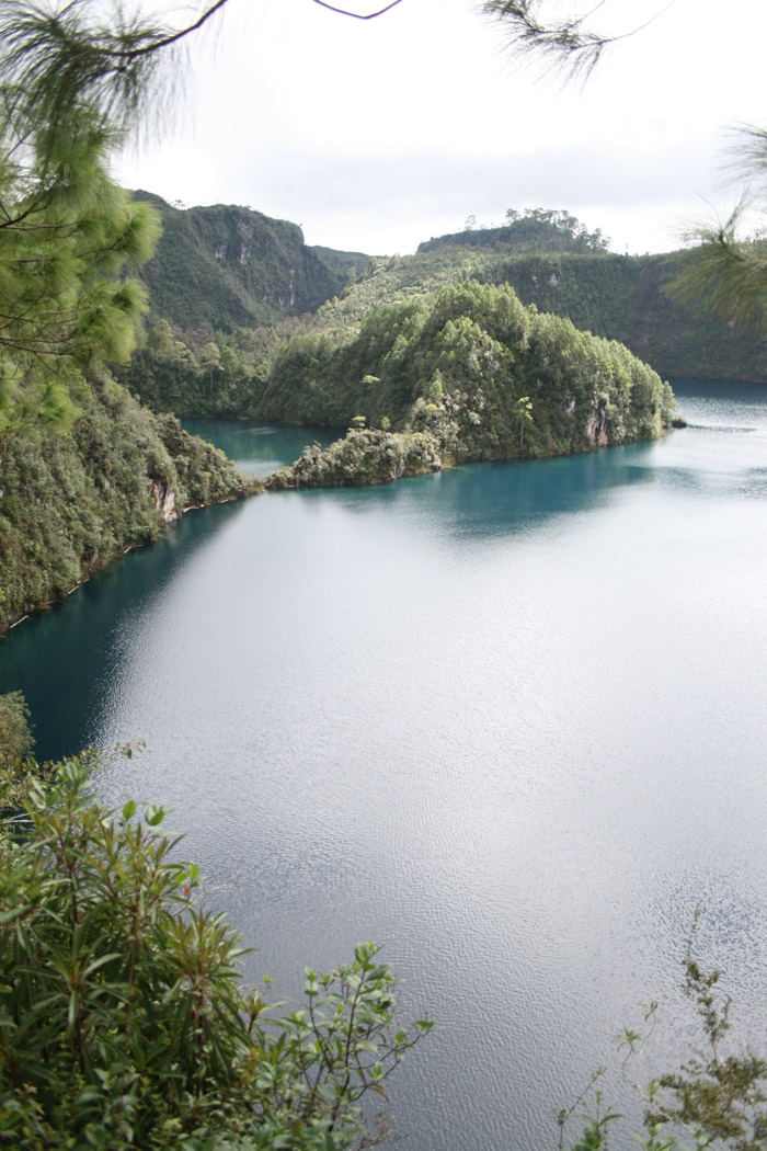 Las lagunas de Montebello