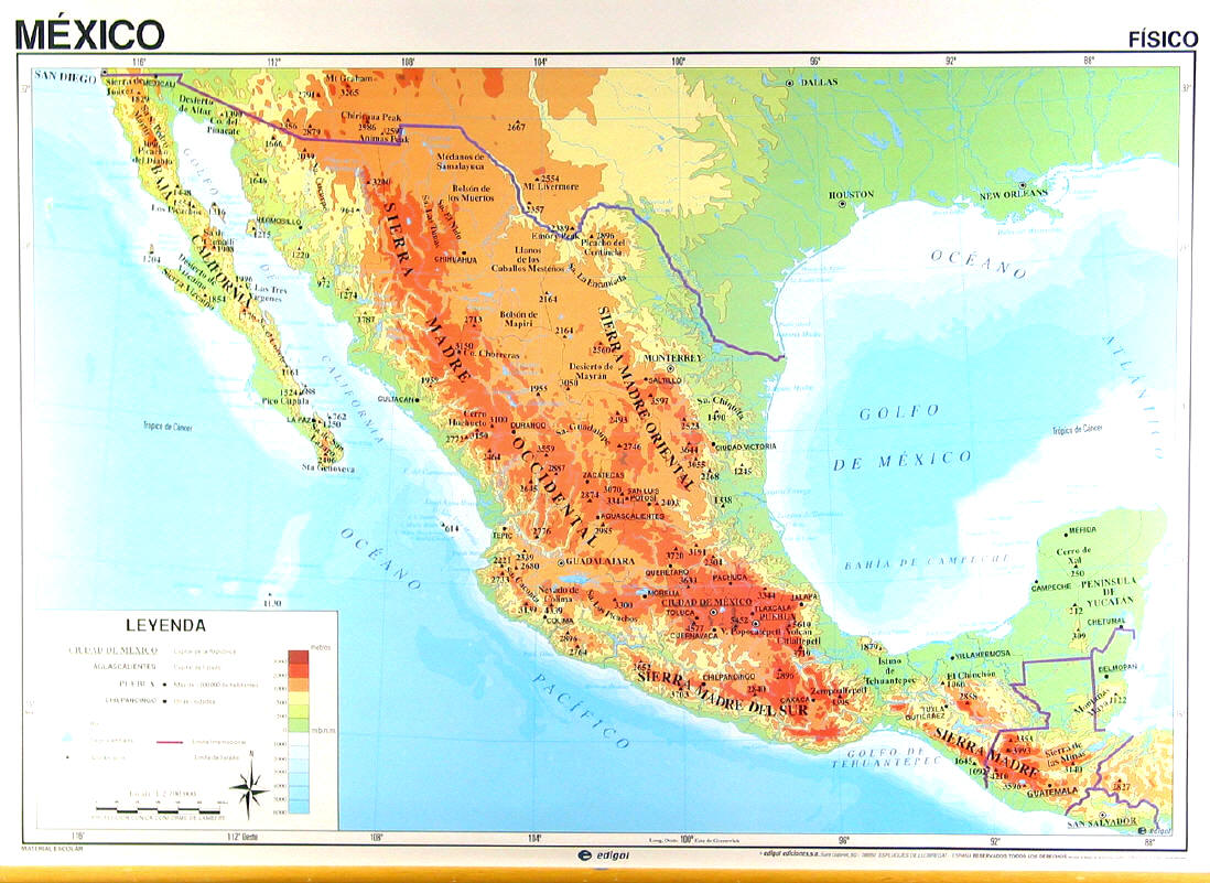 Mapas De México Guía De México Turismo E Información