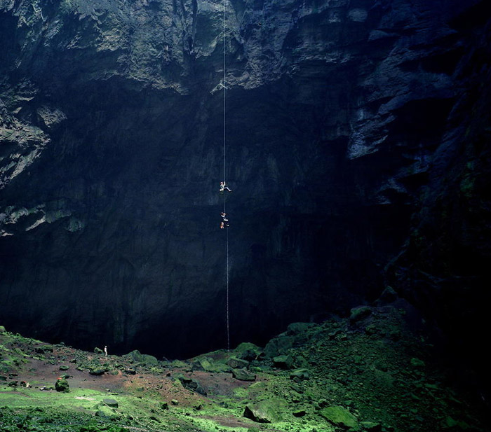 El interior del Sótano de las Golondrinas