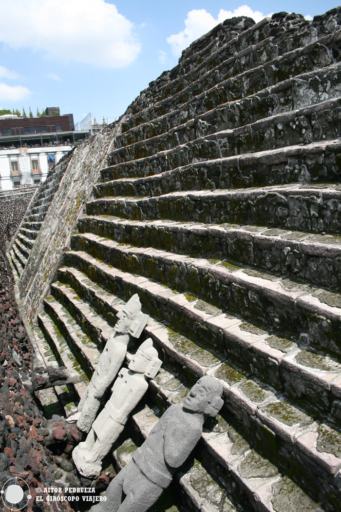Templo Mayor en los aledaños del Zócalo