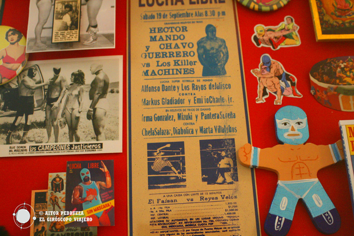 Exposición de Lucha Libre en el Museo del Objeto MODO