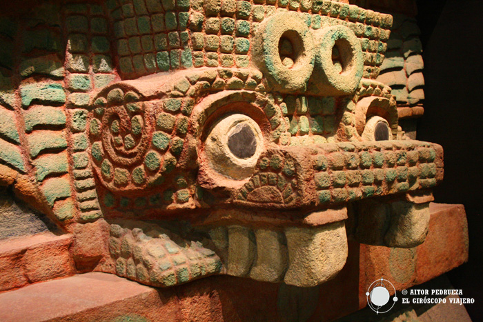 Mascarón en el Museo Nacional de Antropología de Ciudad de México