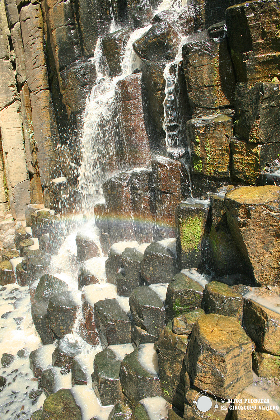 Cascadas de los prismas básalticos, Columnas en Hidalgo Mexico