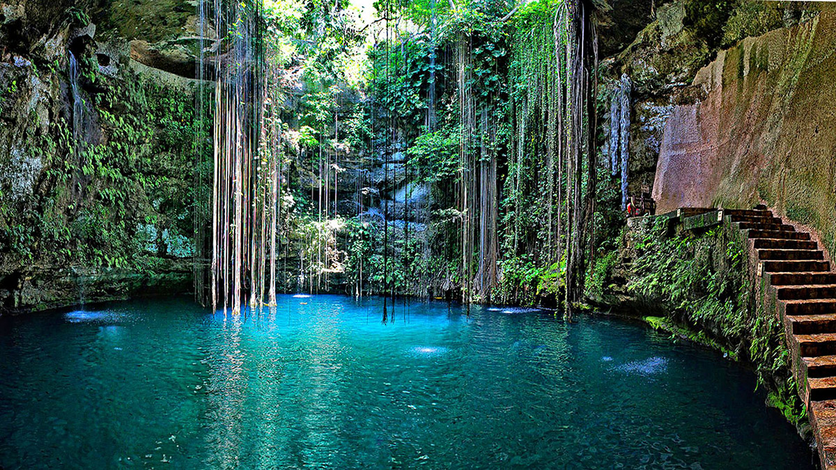 Cenote Ik Kil en Yucatán