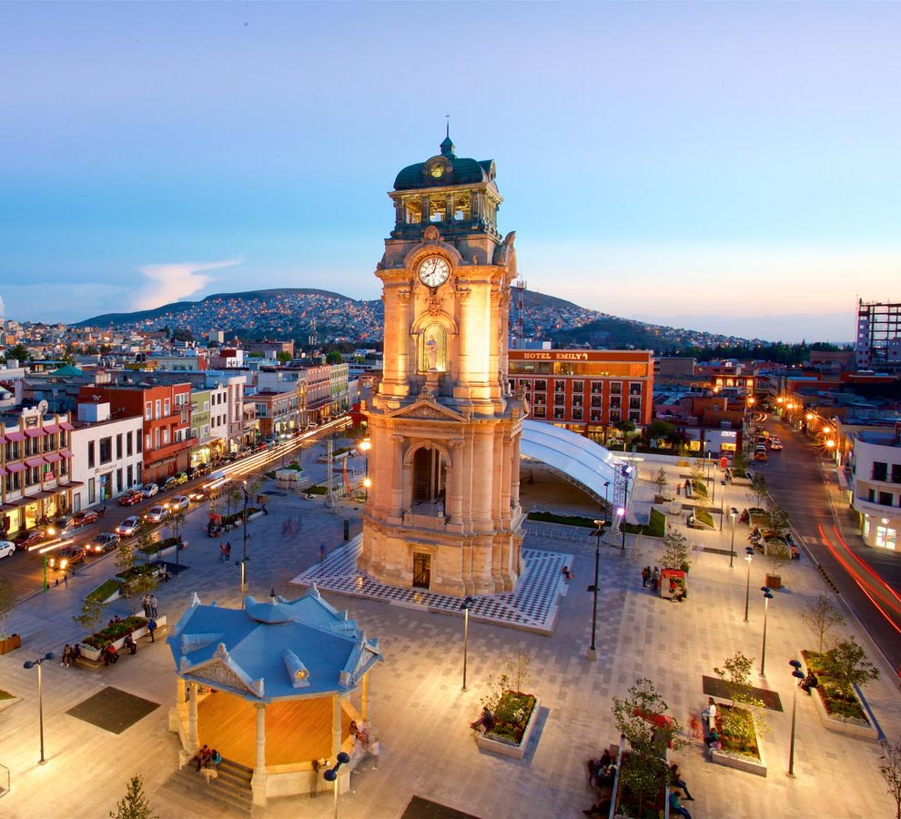 El célebre reloj de Pachuca