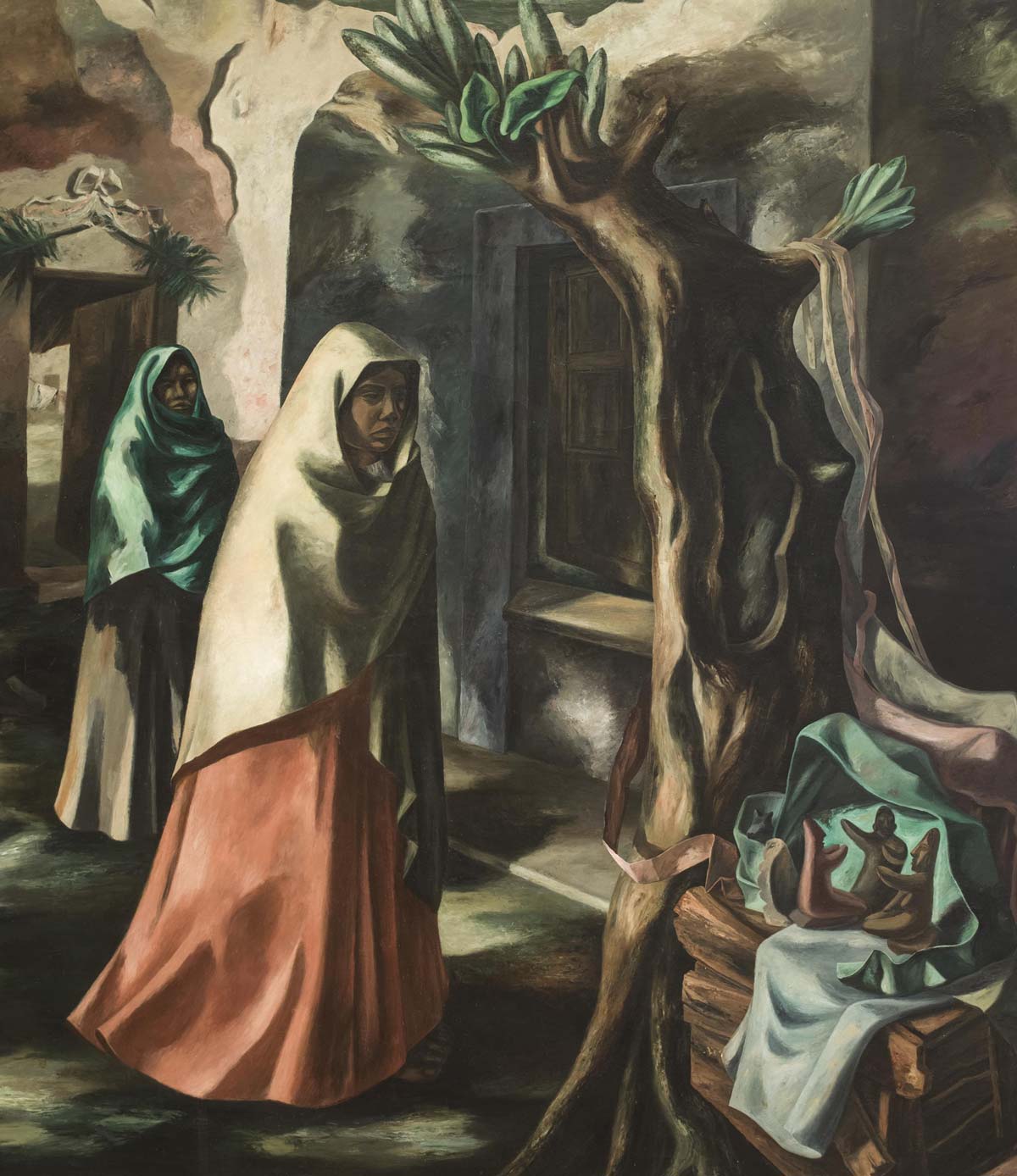 José García Narezo Anochecer junto al árbol mágico, 1948