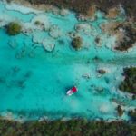 Los rápidos de Bacalar, al sur del estado de Quintana Roo