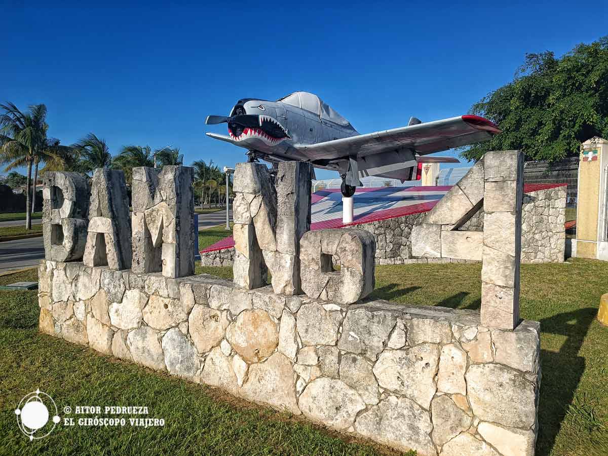 Aviones en la base área del ejército de México (B. A. M. No. 4 Cozumel)